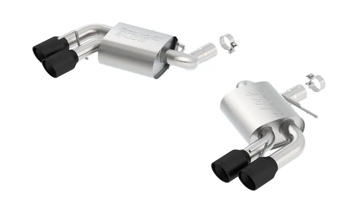 Borla 2016-2017 Chevrolet Camaro SS AT/MT S-Type Rear Section Exhaust w/o Dual Mode Ceramic Black