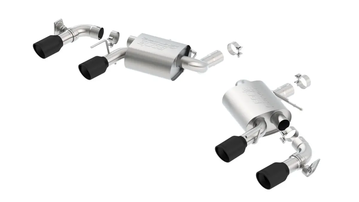 Borla 2016-2018 Chevrolet Camaro SS AT/MT RWD Ceramic Black S-Type Exhaust (w/ Dual Mode Valves)