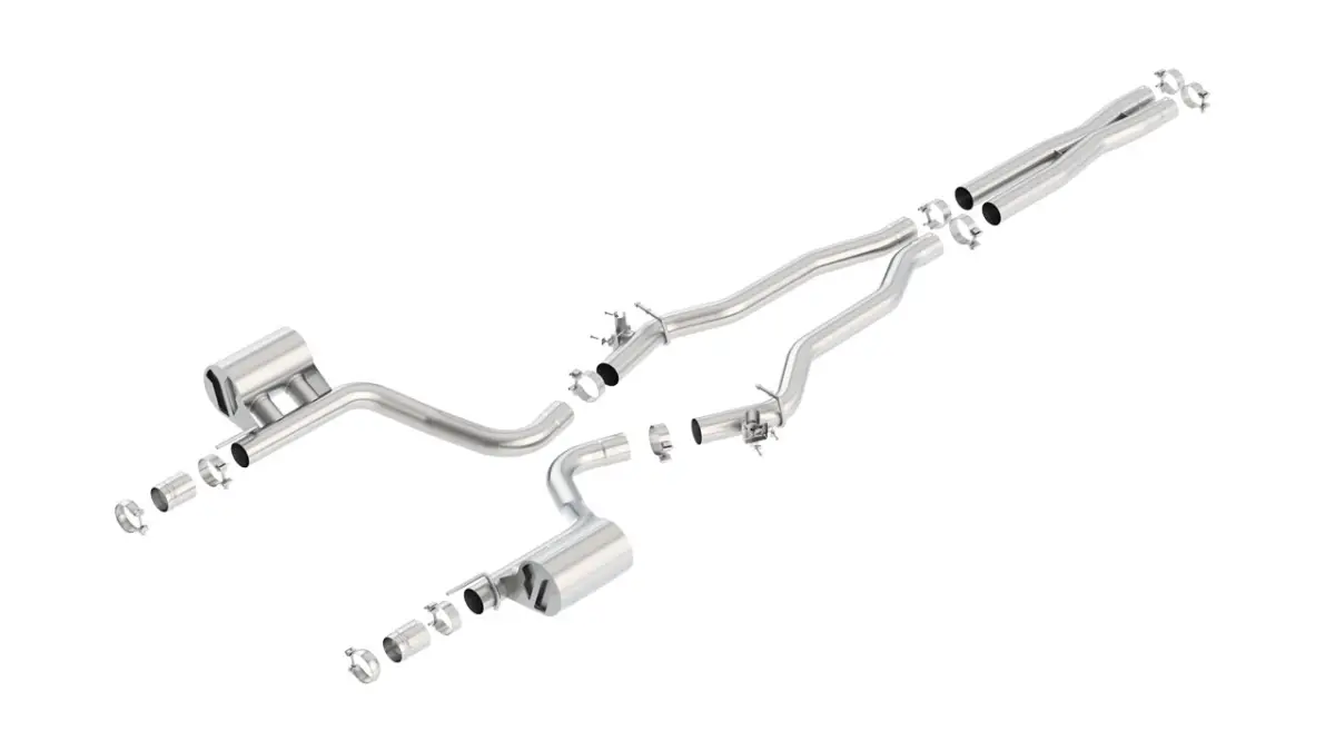 Borla 15-23 Dodge Charger Hellcat 6.2L V8 ATAK Catback Exhaust w/ Valves No Tips Factory Valance