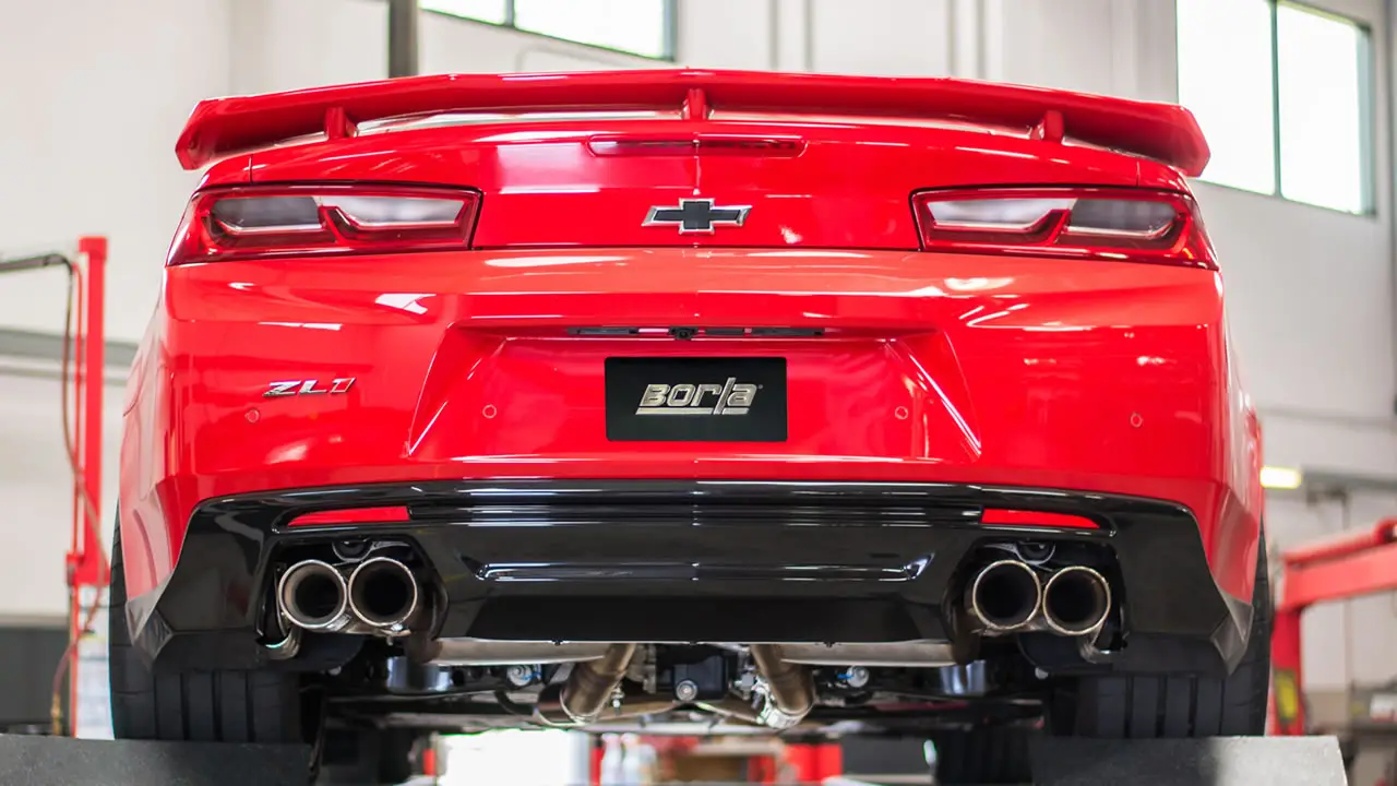 Borla 2017+ Chevy Camaro ZL1 6.2L S-Type Catback Exhaust w/ Dual Split Rear Exit - Image 2