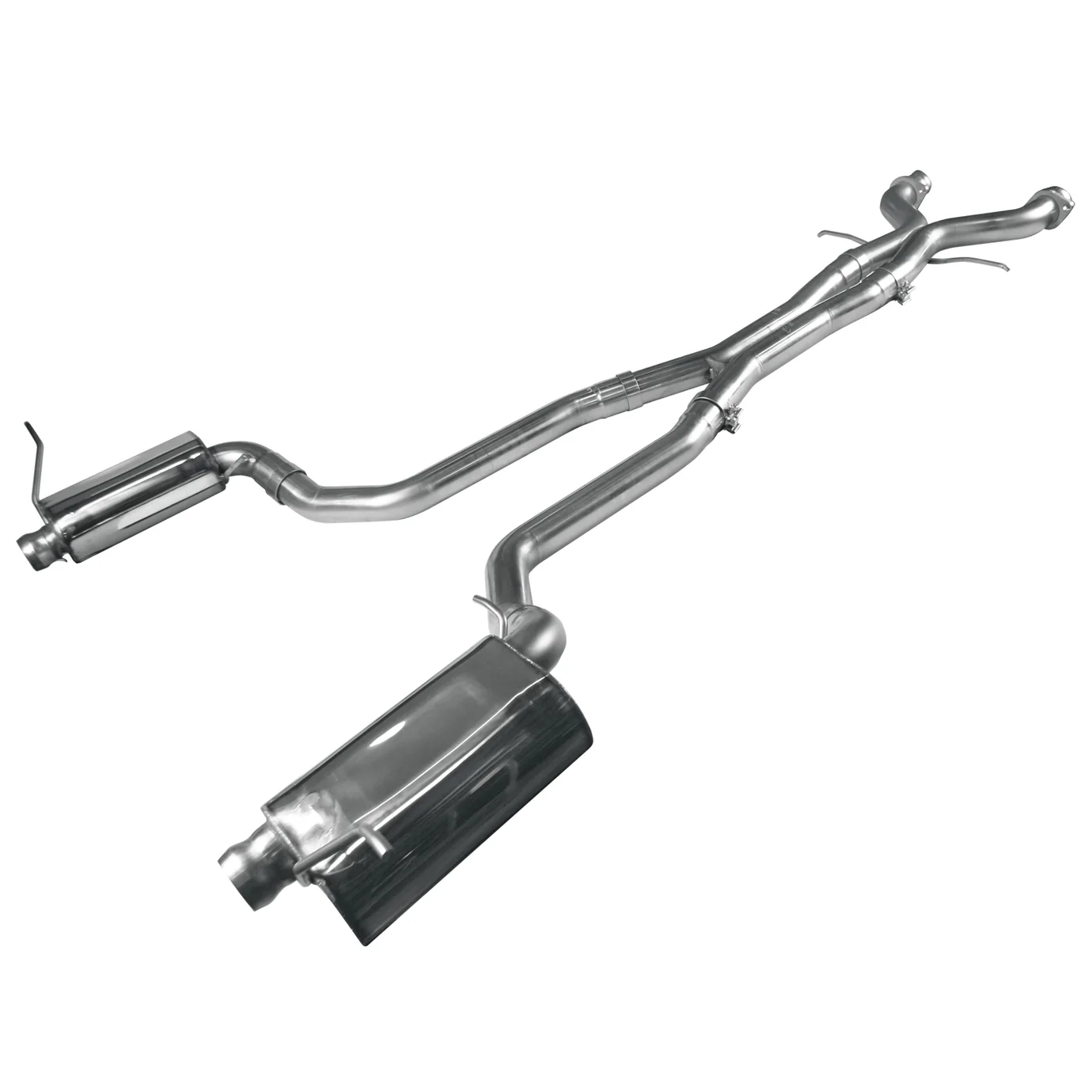 Kooks 34104200 3" SS Cat-Back OEM Tips for 12-21 Jeep Grand Cherokee SRT8 6.4L, SRT 392 & 18-21 Trackhawk 6.2L HEMI - Image 2