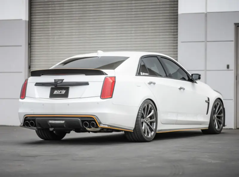 Borla 16-18 Cadillac CTS-V 6.2L V8 2.75in Diameter S Type Catback Exhaust w/ Valves Black Chrome Tip - Image 3