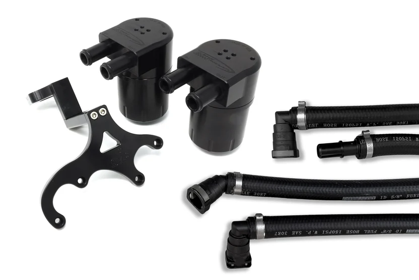 Burger Motorsports 2025+ RAM 1500 Hurricane SO/HO Dual Oil Catch Can System (PCV & CCV)