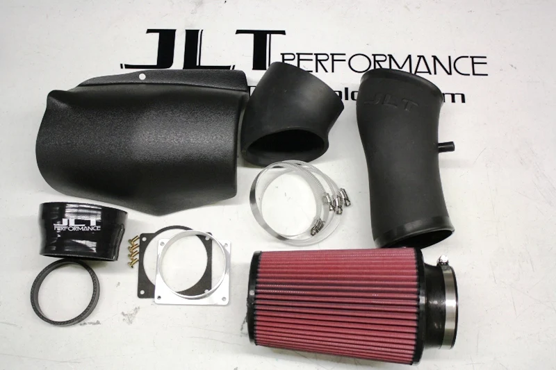 JLT 99-01 Ford Mustang SVT Cobra Black Textured Ram Air Intake Kit w/ Red Filter