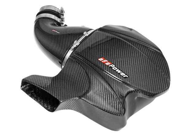 aFe Power 58-10001R Black Series Carbon Fiber Cold Air Intake System Pro 5R Filter for 12-21 Jeep Grand Cherokee SRT8 6.4L, SRT 392 & 18-24 Durango SRT 392 HEM