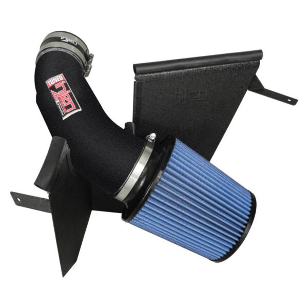 Injen PF5013WB PowerFlow Cold Air Intake System Wrinkle Black for 12-19 Jeep Grand Cherokee SRT8 6.4L, SRT 392 & 18-19 Durango SRT 392 HEMI