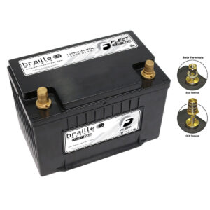 Braille F34 Lithium “FleetLite” Group 34 High Capacity & Starting 12 Volt Battery