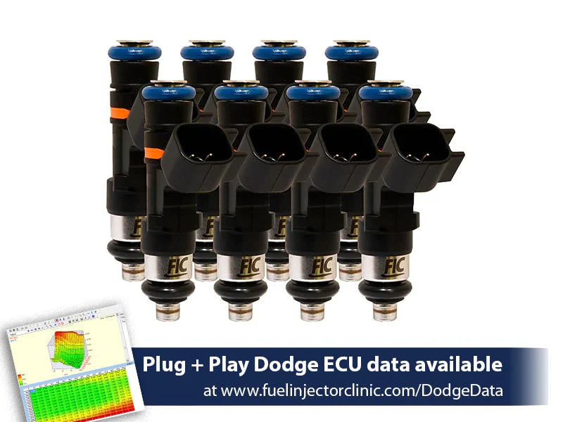 FIC 1200cc Injectors for HEMI (130 lbs/hr at OE 58 Psi Fuel Pressure)