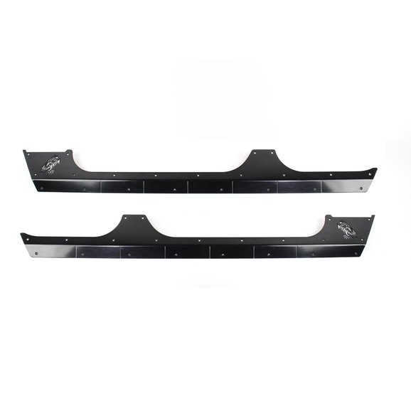 Fishbone Offroad 07-18 Jeep Wrangler JK 4 Door Rocker Guards Scale Armor