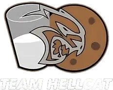 team hellcat logo white text