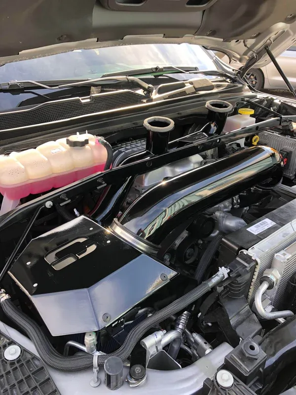 Cornerstone Performance 4.5" Closed Box Cold Air Intake For RAM TRX 6.2L- Black