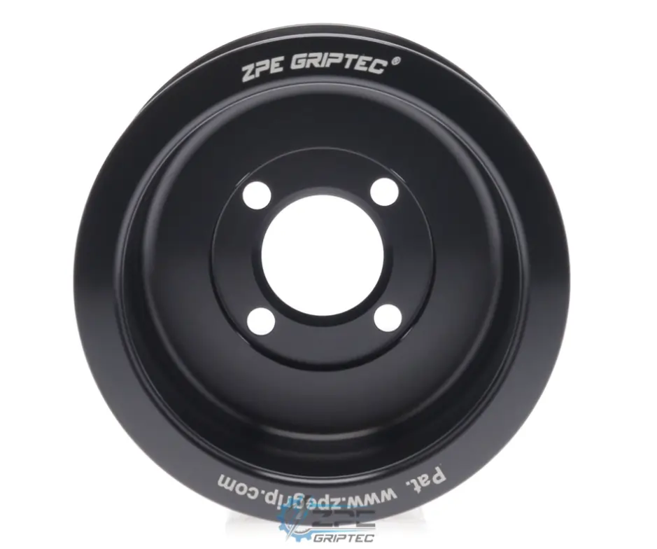 ZPE 100mm 10 Rib GripTec 2pc Magnuson LSA/LT4 2650 TVS L3 Black Pulley