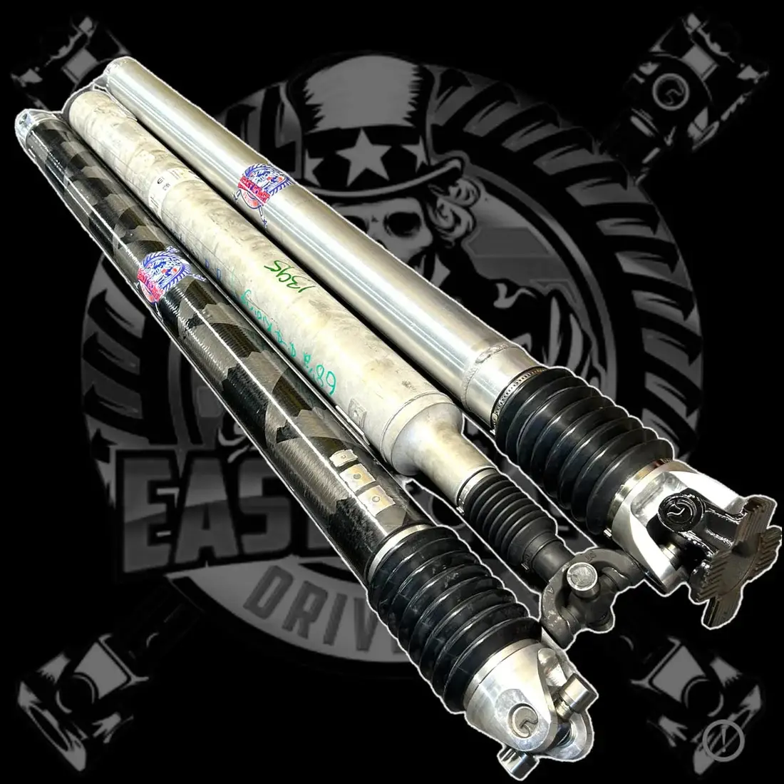 2025 Dodge Ram 1500 3.0L L6 Hurricane- HD 4” or 5” Carbon Fiber or Aluminum Driveshaft. Mopar 53011135AF, 53011135AB, 53011135AC, 53011135AD, 53011135AE- RHO, Big Horn, Laramie, Limited, Limited Longhorn, Lone Star, Rebel, Tradesman, Tungsten, Warlock