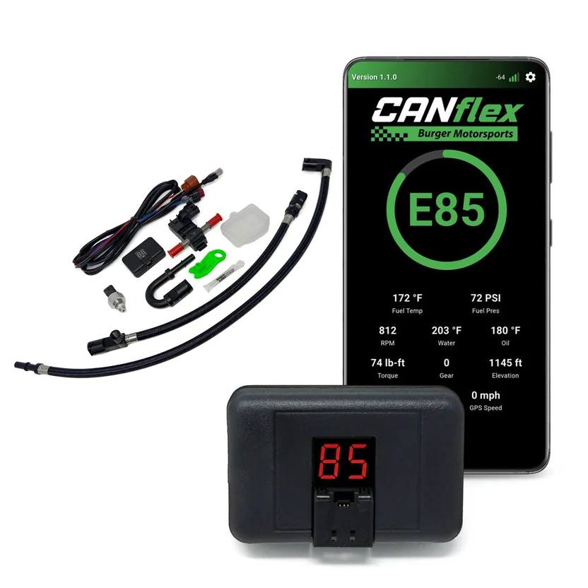 Burger Motorsports CANFlex Flex Fuel Ethanol Content Sensor for E85 Fuel Monitoring 2026+ Dodge Charger Scat Pack SixPack 3.0L I6 Hurricane Twin Turbo